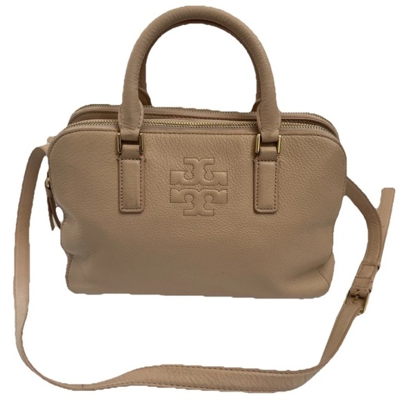 Tory Burch handbag Crossbody Tan Blush Leather Purse Shoulderbag - Picture 4 of 15